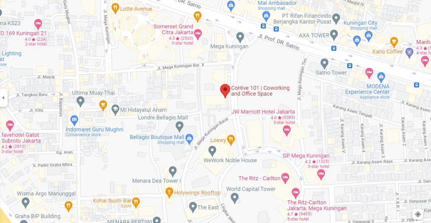 Hopbug Jakarta Address